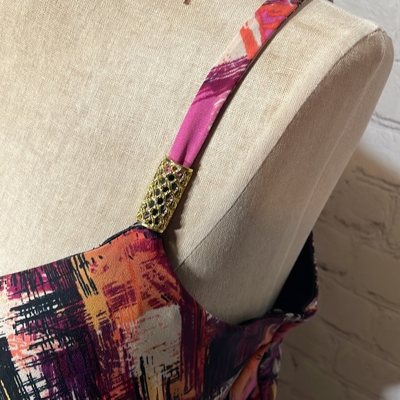 Vintage Y2K Bisou Bisou Cocktail dress Vintage size 16 - Picture 7 of 9